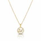 Swan Graceful Pendant Necklace