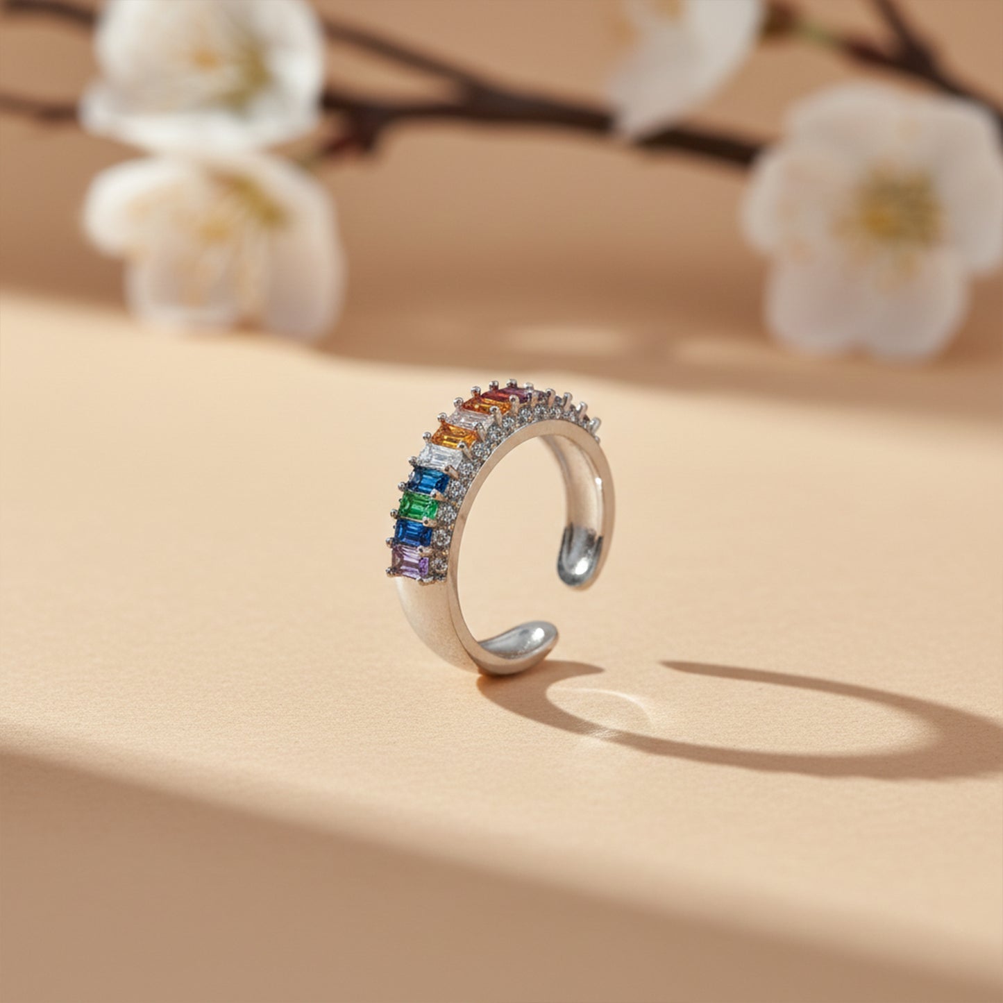 Prism Luxury Rainbow Stone Ring