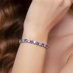 Velvet Purple Luxe Tennis Bracelet