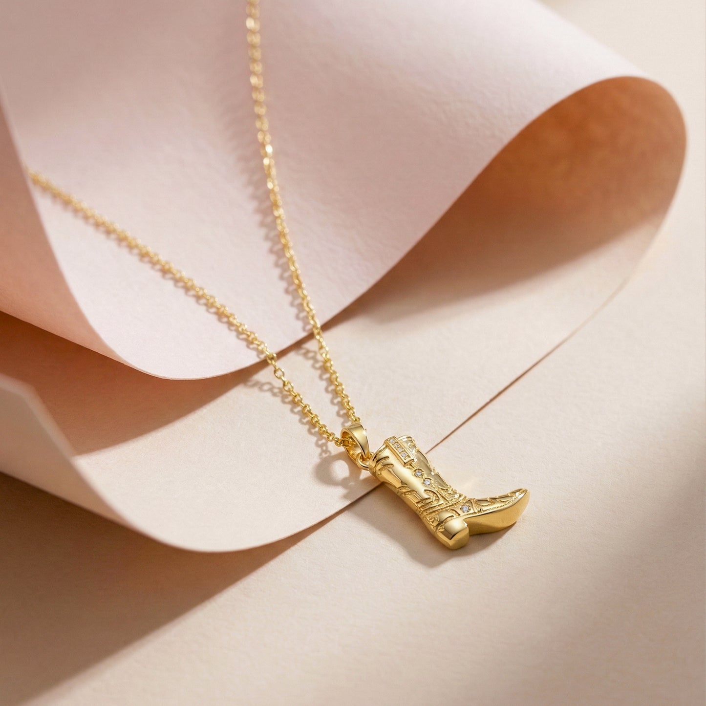 Aurielle Luxe Boot Necklace