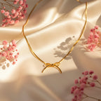 Snake Bow Necklace
