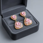 Rose Bloom Designer Earrings