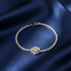 Infinity Blossom Tennis Bracelet