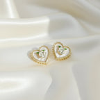 Opulent Heart Blossom Earrings