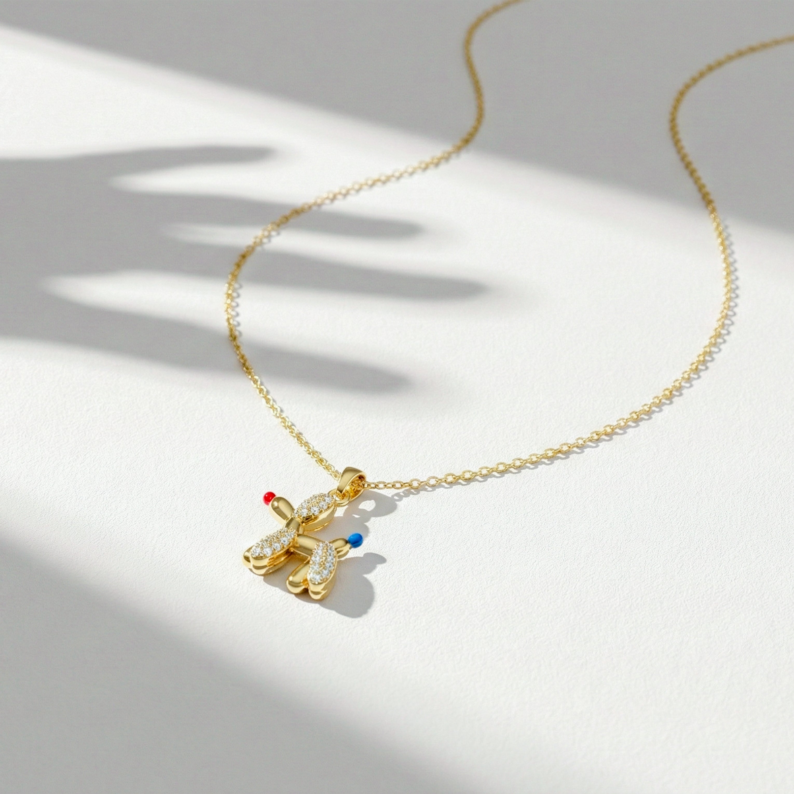 Aurielle Teddy Charm Necklace