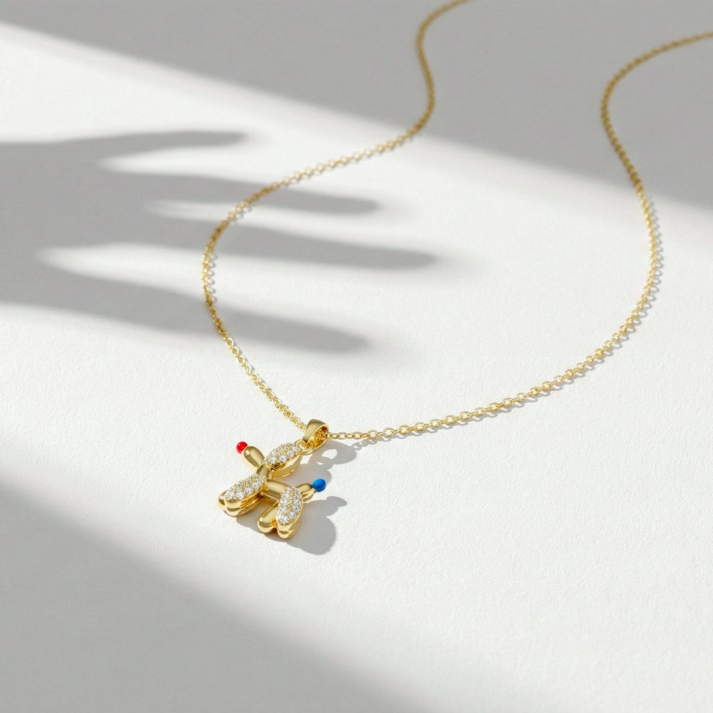 Aurielle Teddy Charm Necklace