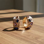 Resin Gems Earrings