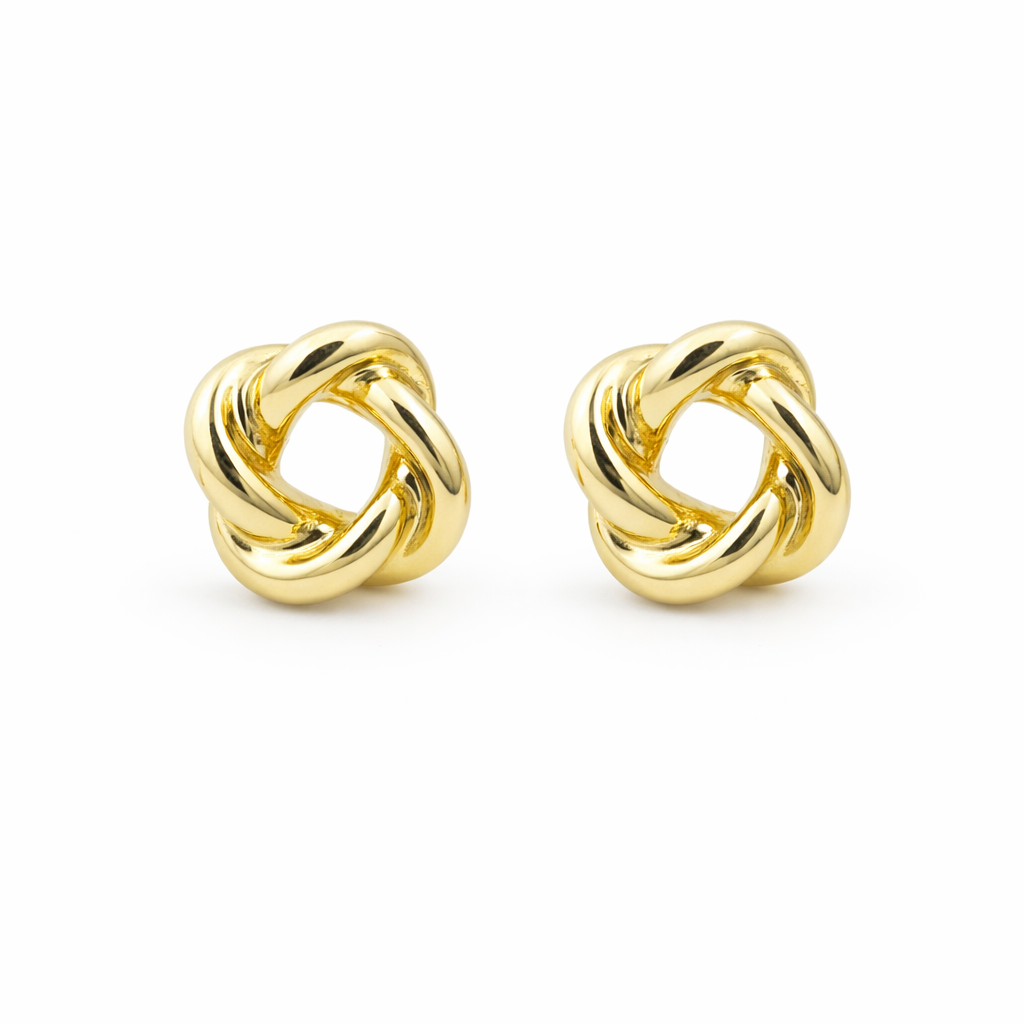 Classic Interlock Knot Earrings