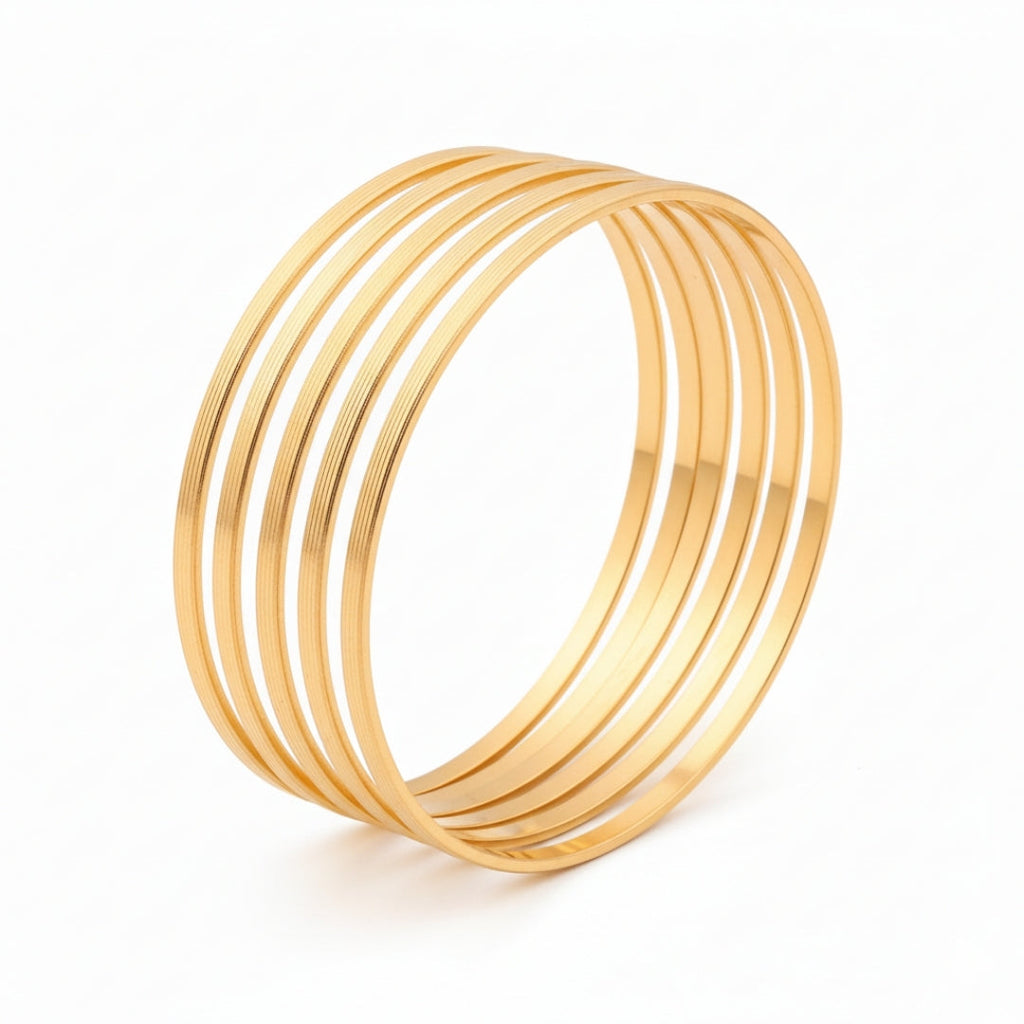 Classic Slim Gold Bangles