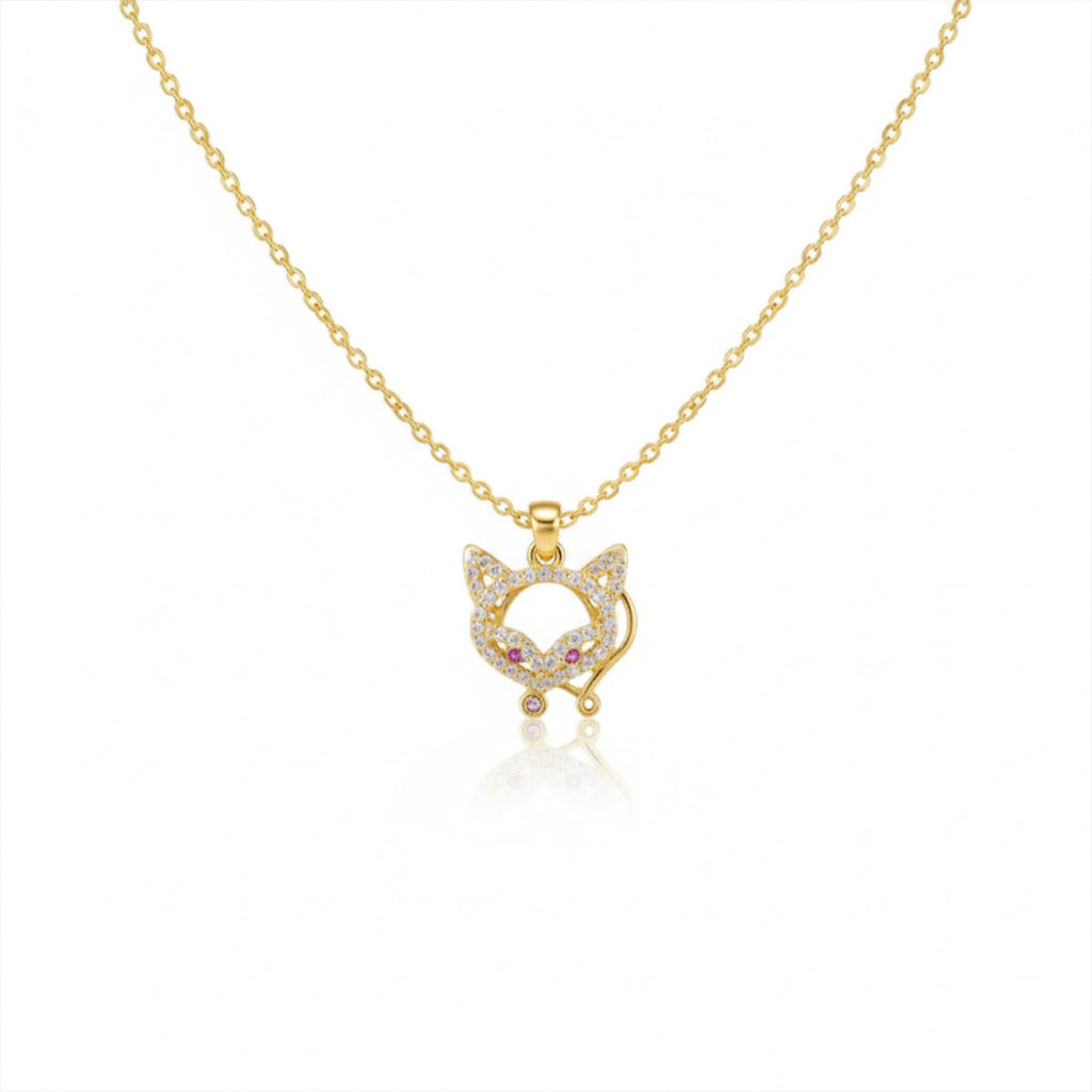 Celestia Star Halo Pendant Necklace