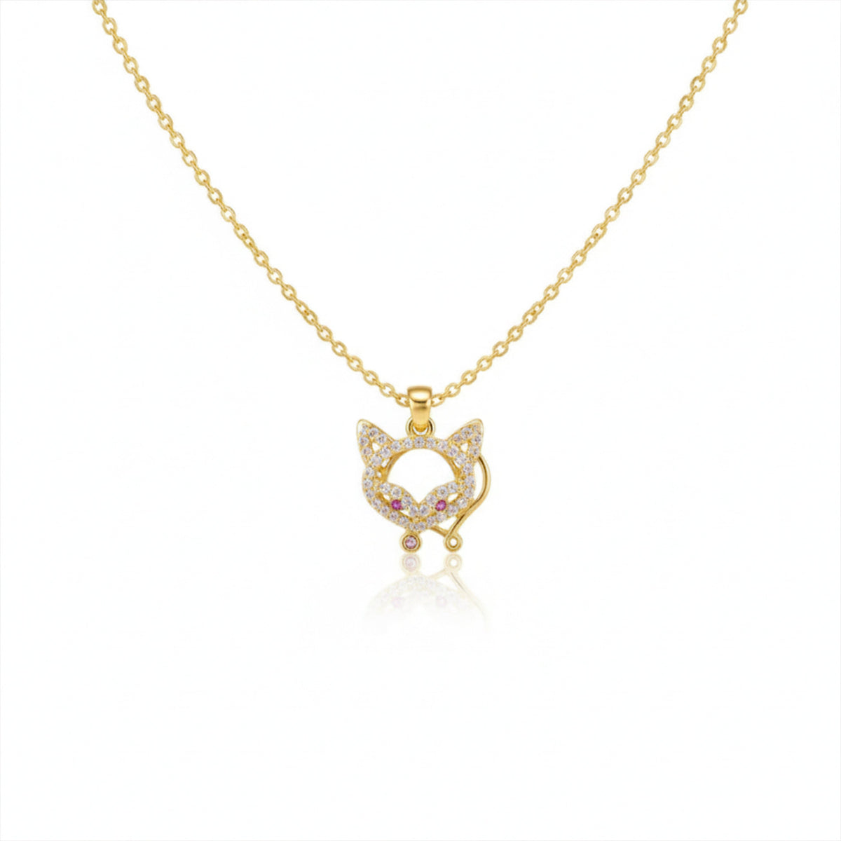 Celestia Star Halo Pendant Necklace