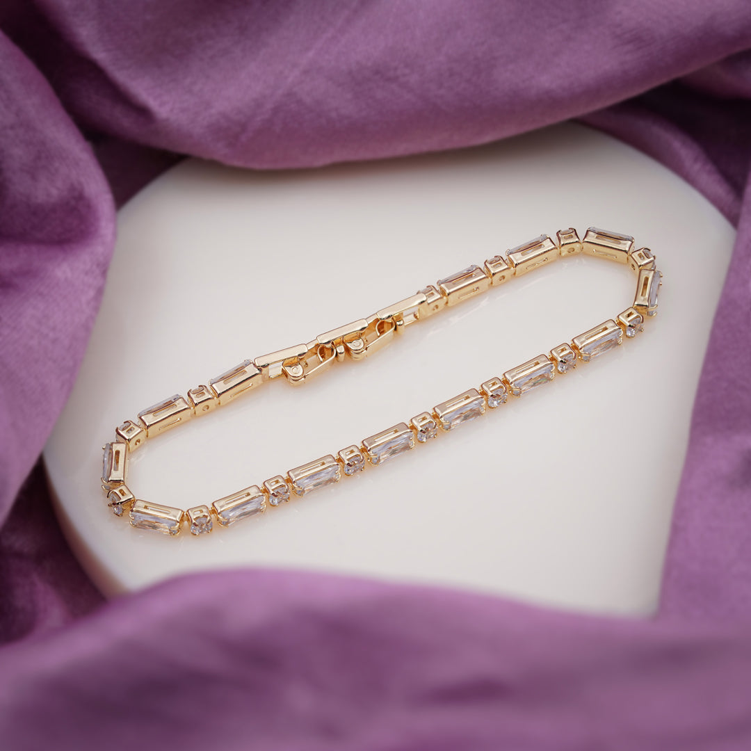 LuxeLine Tennis Bracelet