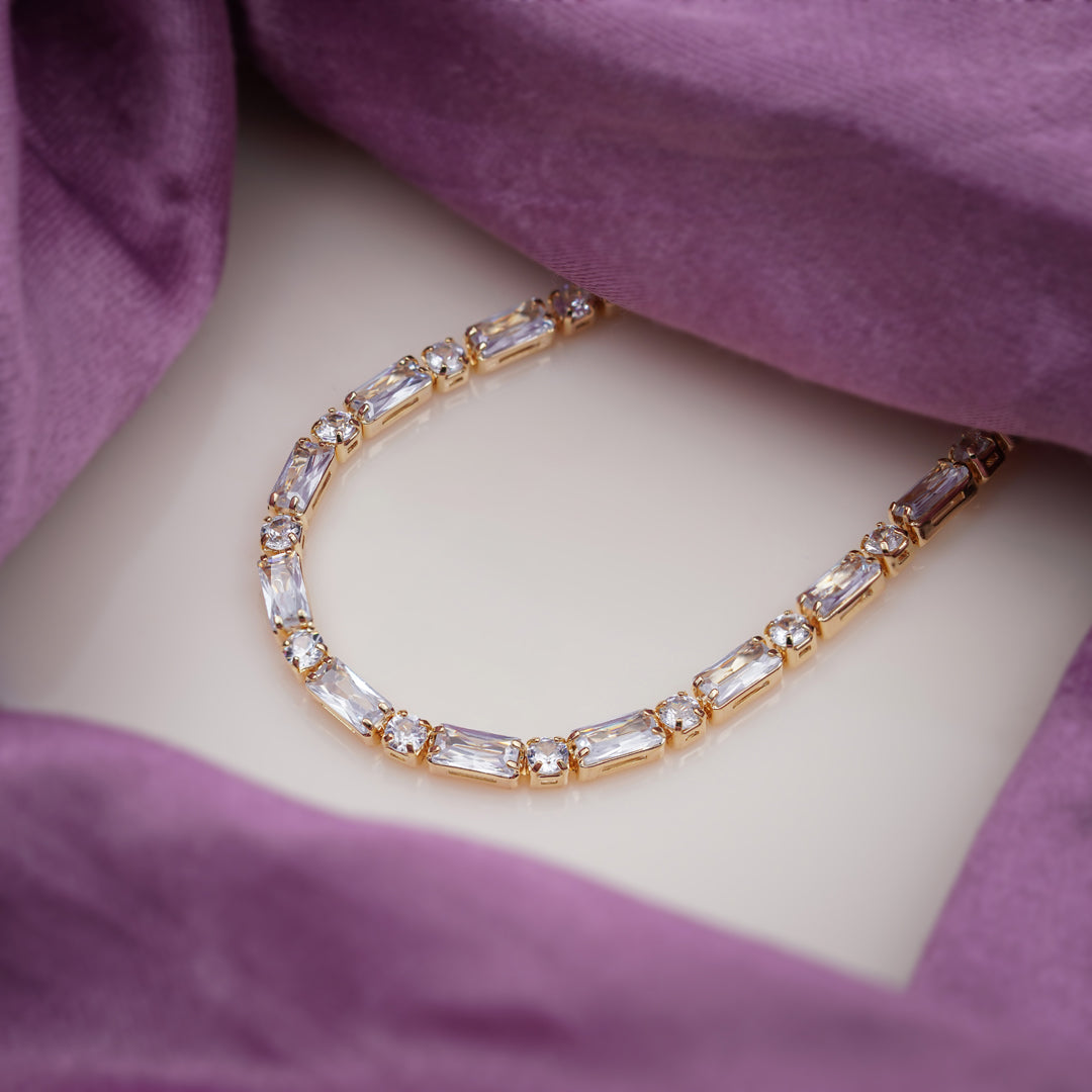 LuxeLine Tennis Bracelet