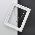 Luxpenny Dual Layer Gold Heart Necklace