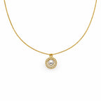 Classic Pearl & Gold Chain Necklace