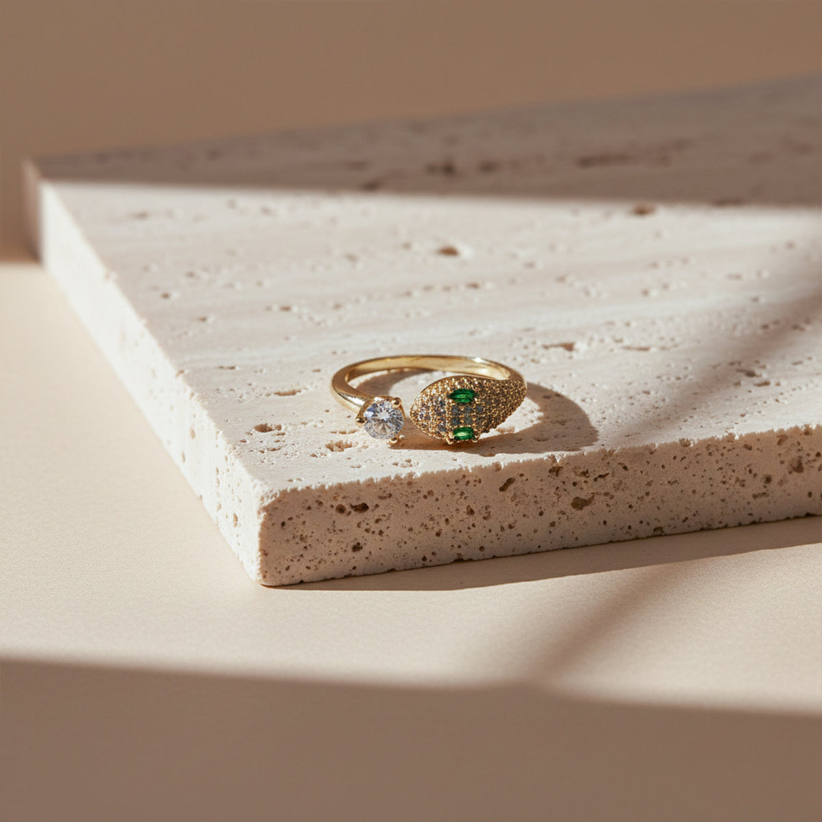 Venom Luxe Diamond Snake Ring