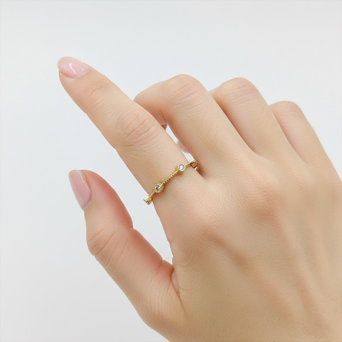 Royal Bloom Zircon Ring