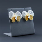 Pearl Veil Butterfly Earrings