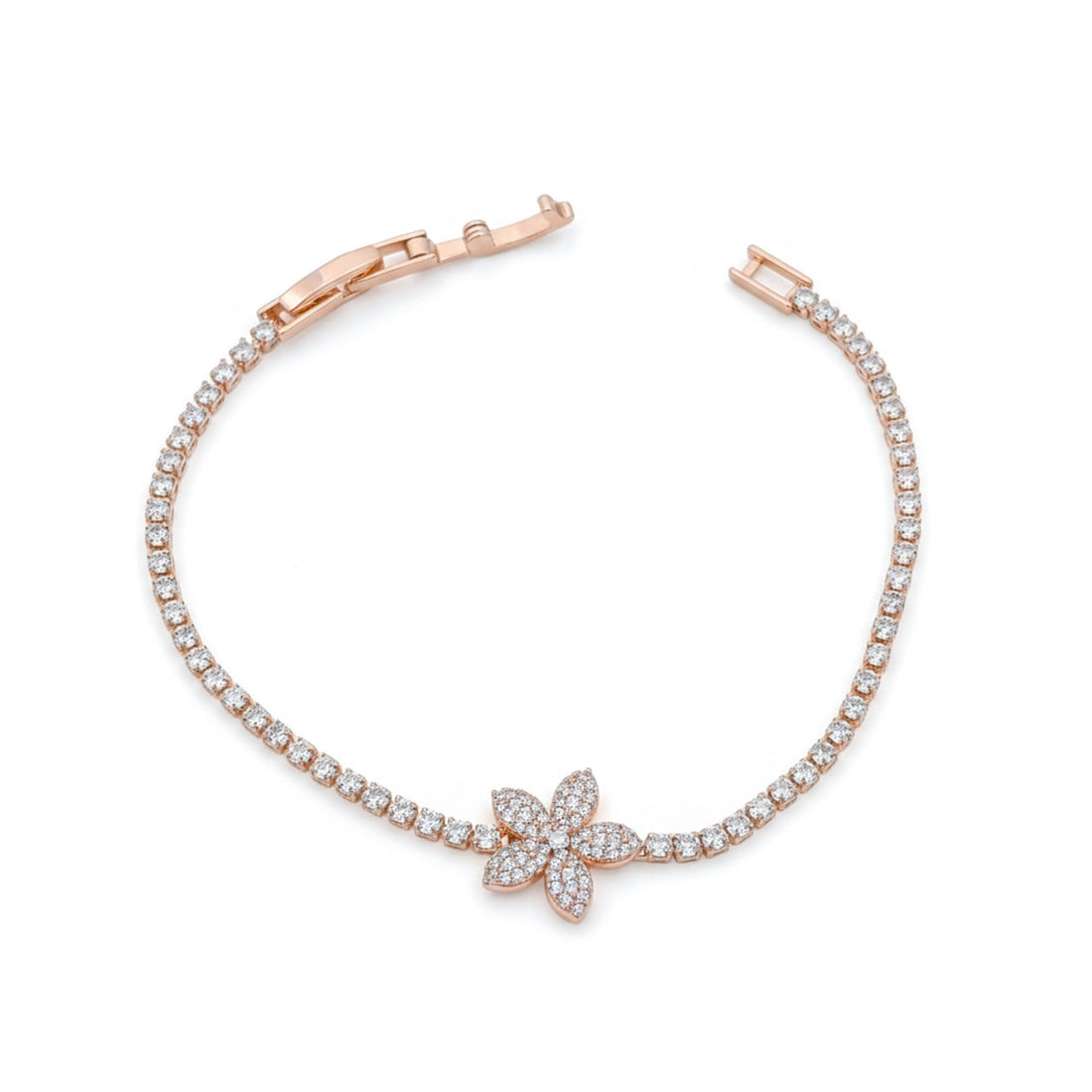 Flora Royale Diamond Tennis Bracelet”