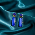 Royal Blue Opulence Earrings