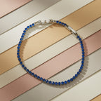 Azure Sapphire Tennis Bracelet