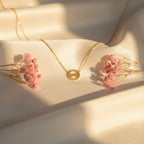 Elegant Gold Infinity Necklace