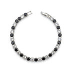 Noir Diamond Elegance Tennis Bracelet