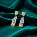 Sky Bloom Pearl Earrings