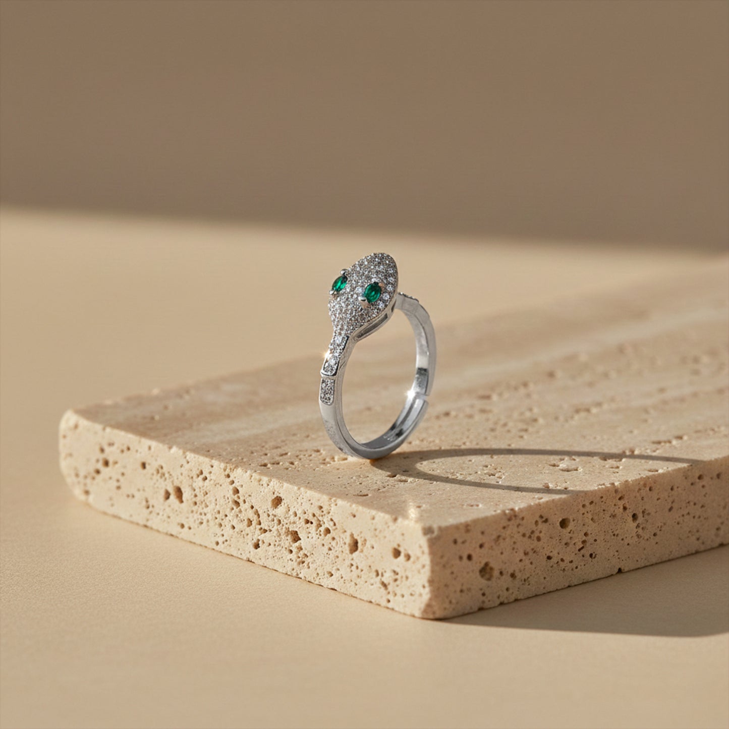 Veloura Emerald Pave Diamond Ring