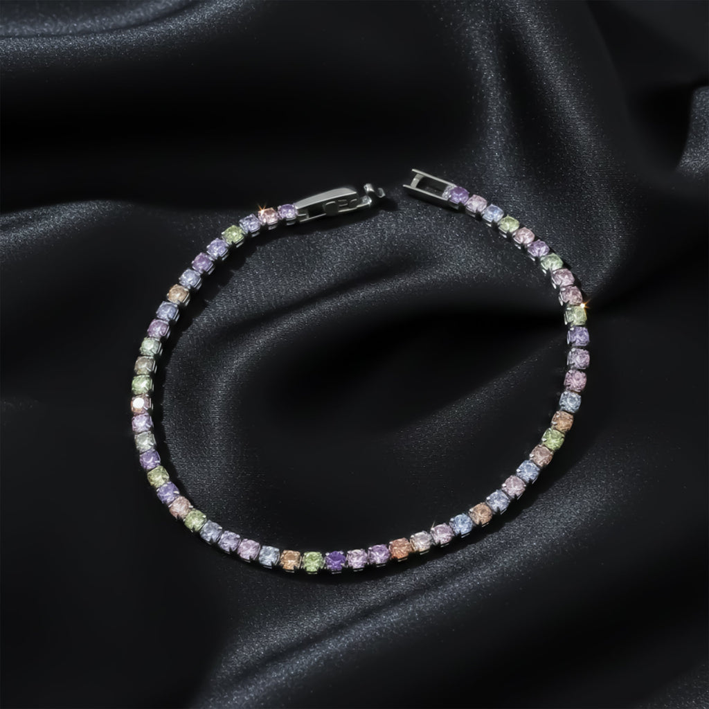 Celestial Prism Tennis Bracelet