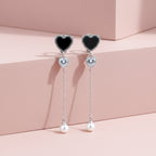 Obsidian Love Pearl Drops
