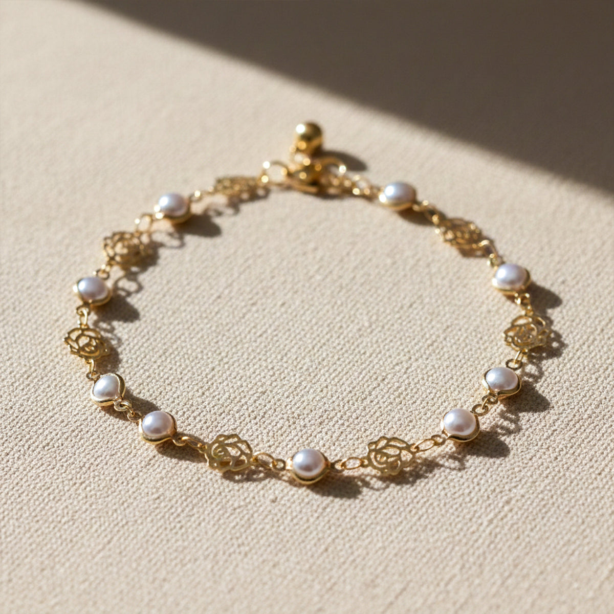 Opaline Luxe Pearl Anklet