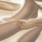 Solitaire Diamond Pendant Necklace