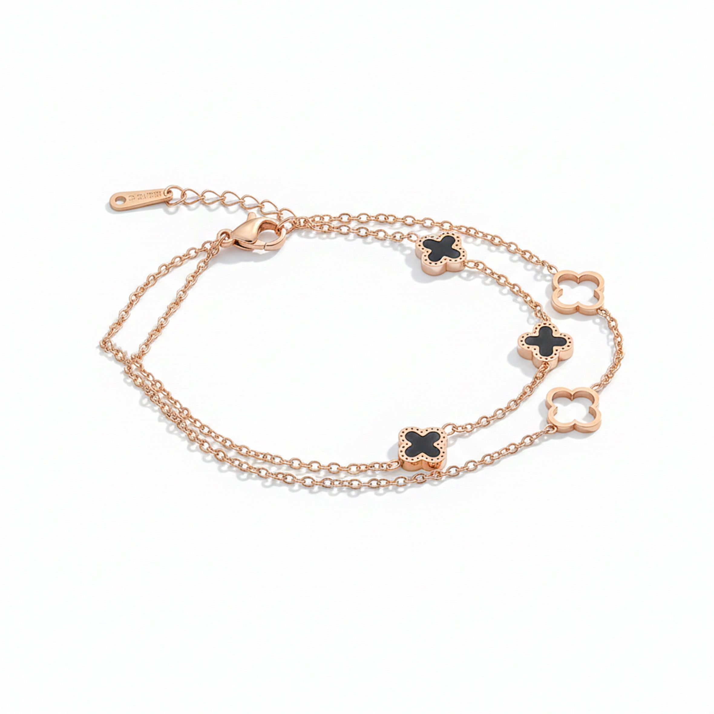 Luxe Clover Charm Bracelet