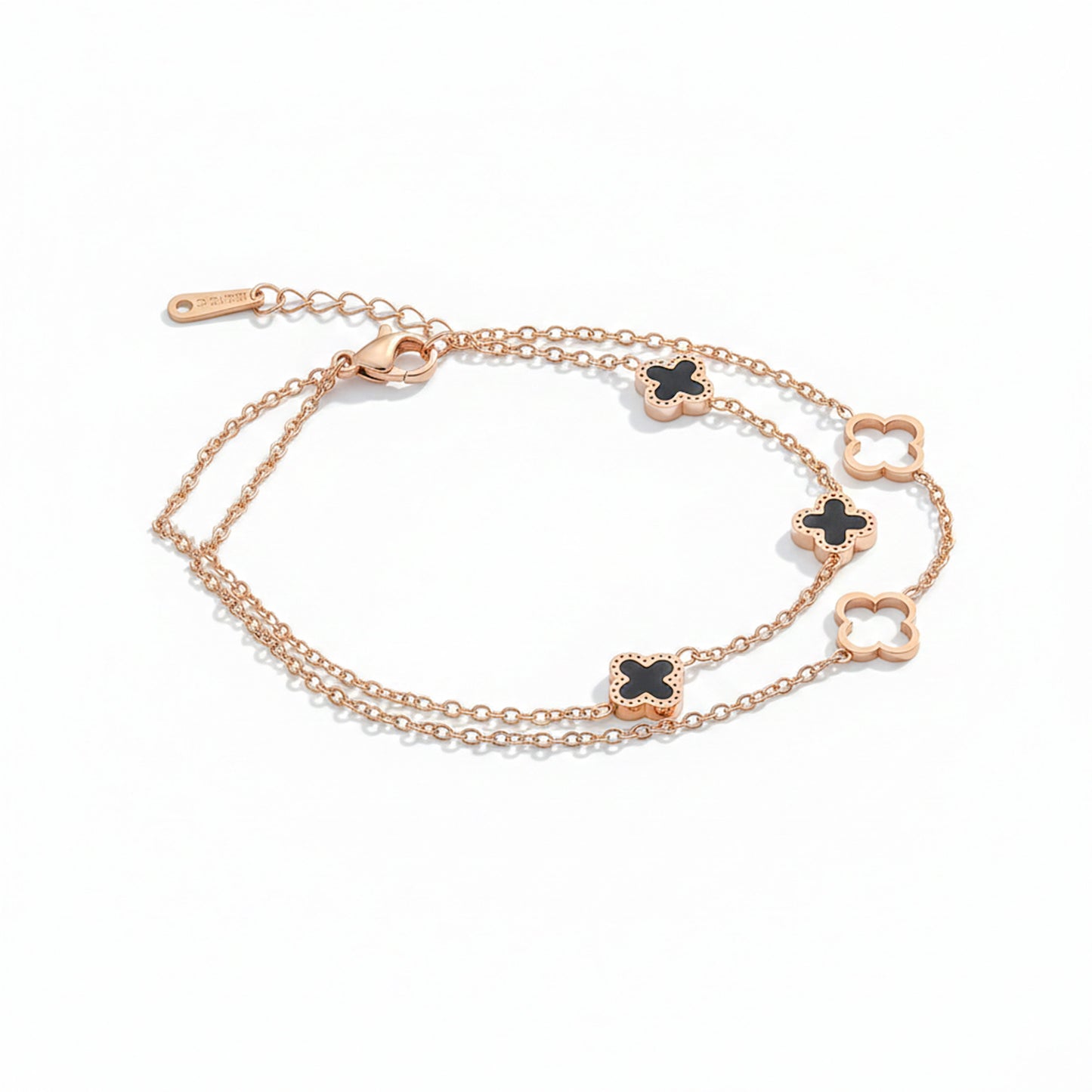 Luxe Clover Charm Bracelet