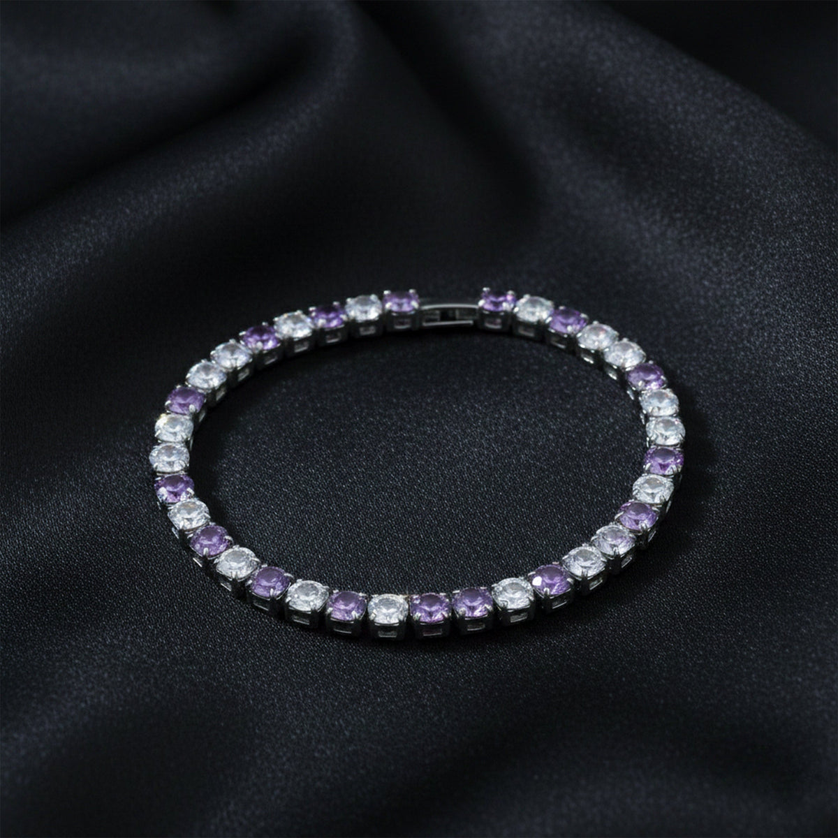 Velvet Purple Luxe Tennis Bracelet