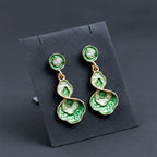 Opaline Green Luxe Earrings