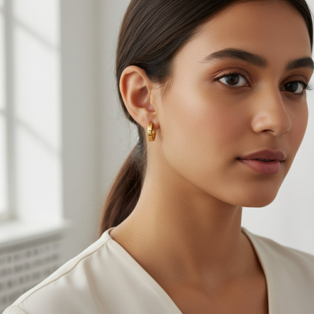 Classic Round Earrings