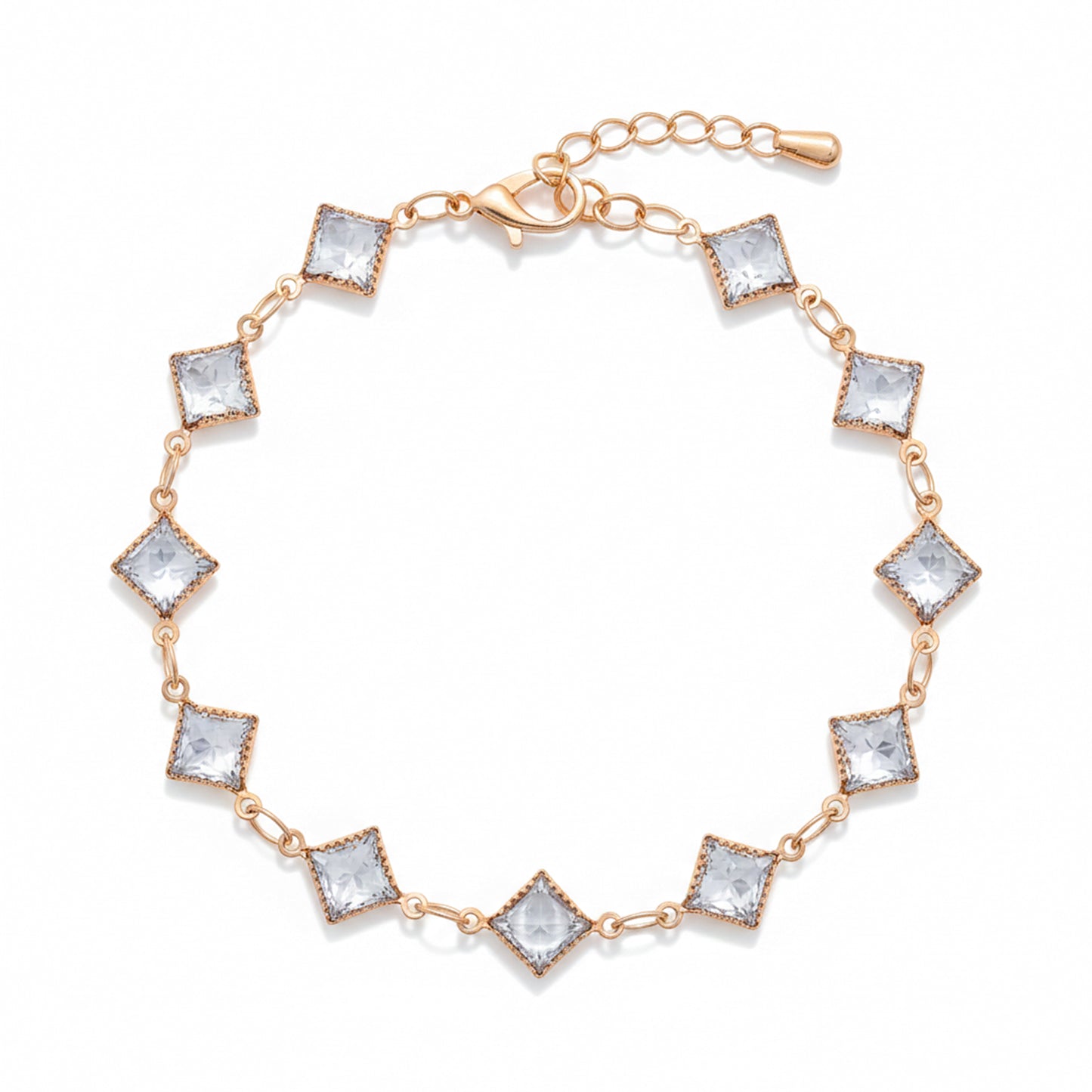 Veloura Geometric Crystal Bracelet
