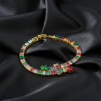 Regalia Rainbow Baguette Tennis Bracelet