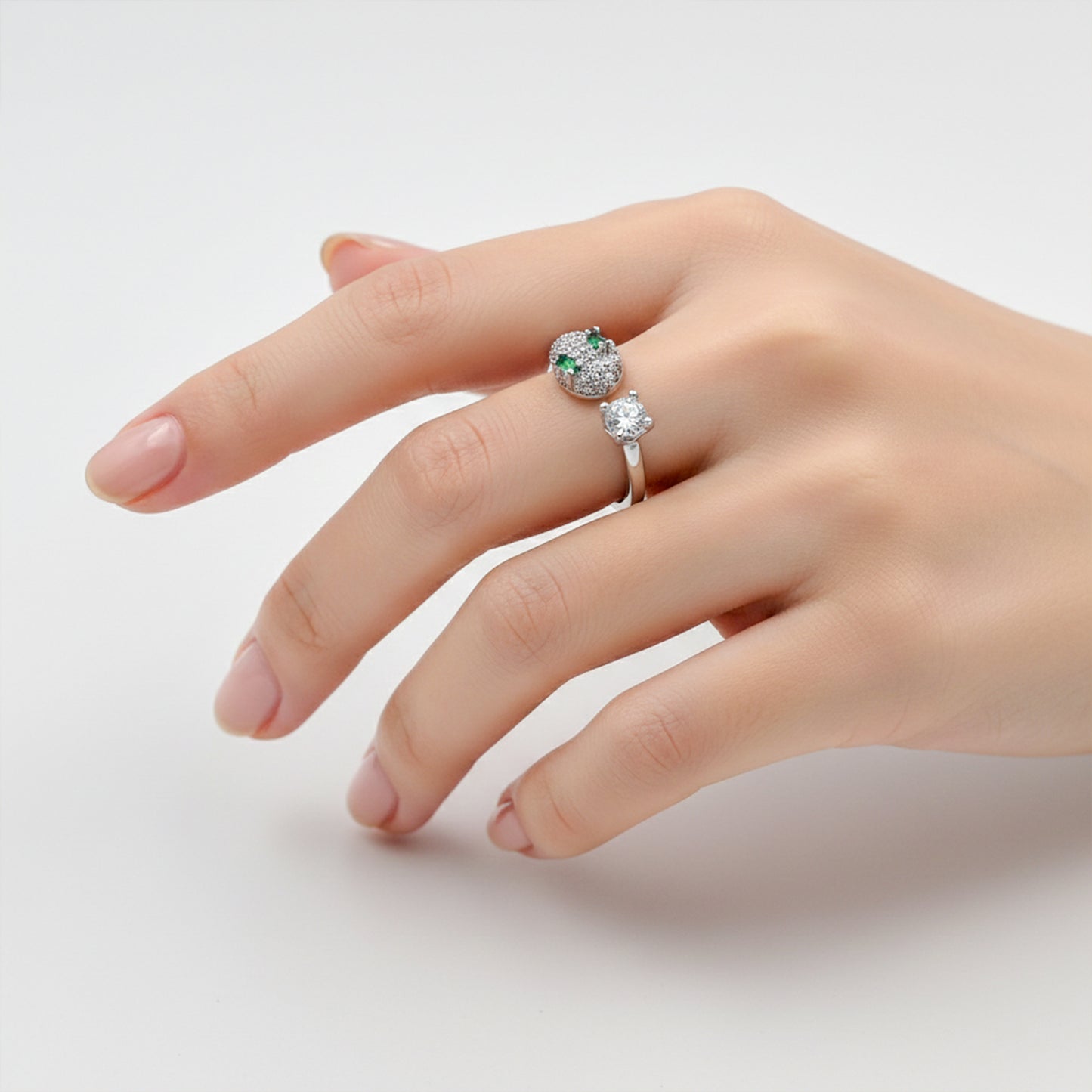 Regalia Emerald Diamond Ring