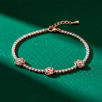 Rose Elegance Diamond Bracelet