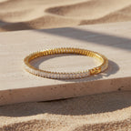 Classic Gold CZ Tennis Bracelet