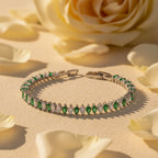 Elite Emerald Spark Tennis Bracelet