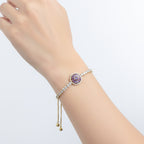 Purple Aura Diamond Bracelet