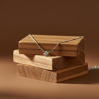 Infinity Cross Diamond Silver Necklace