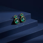 Green Gemstone Earrings
