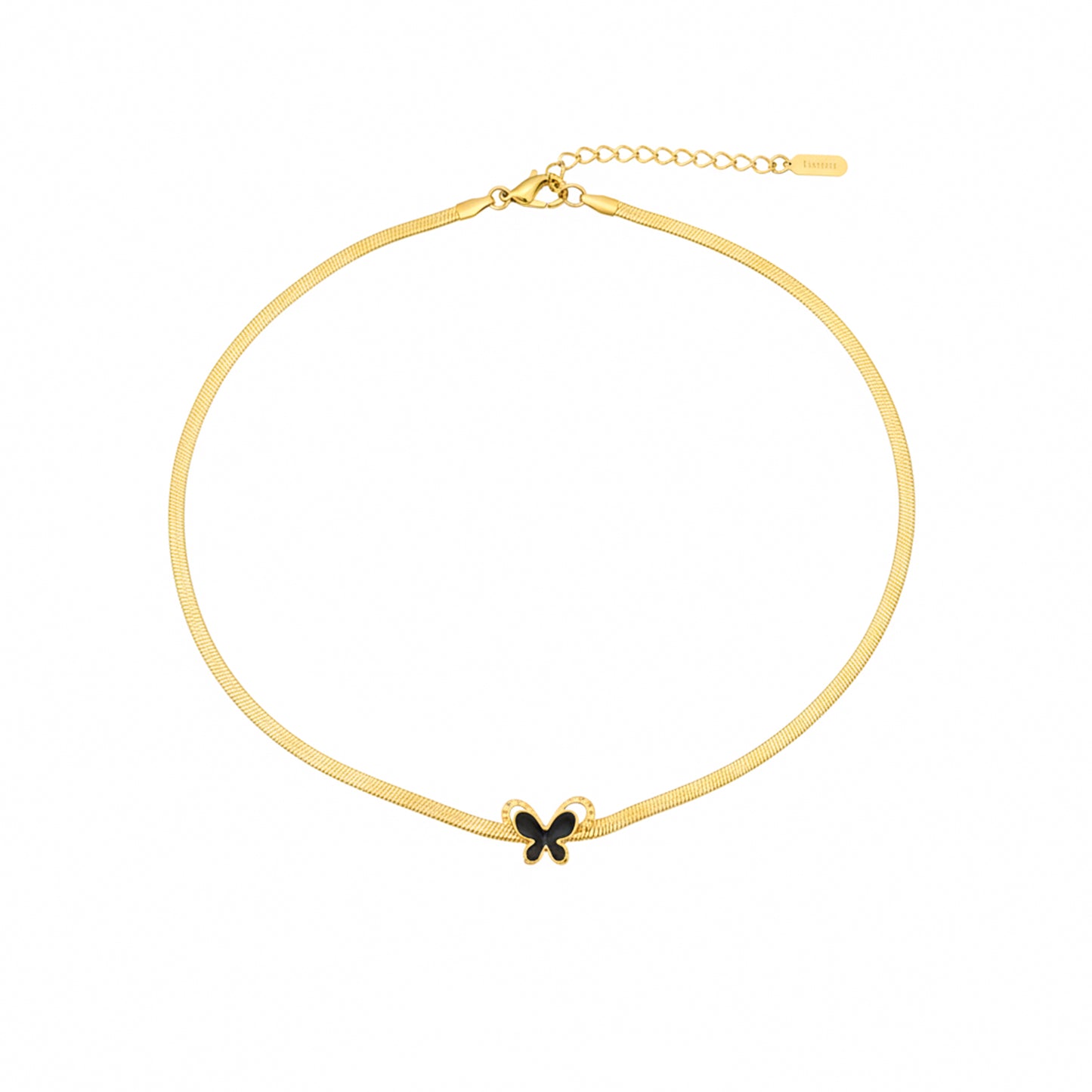 Dainty Minimal Flower Gold Chain Necklace