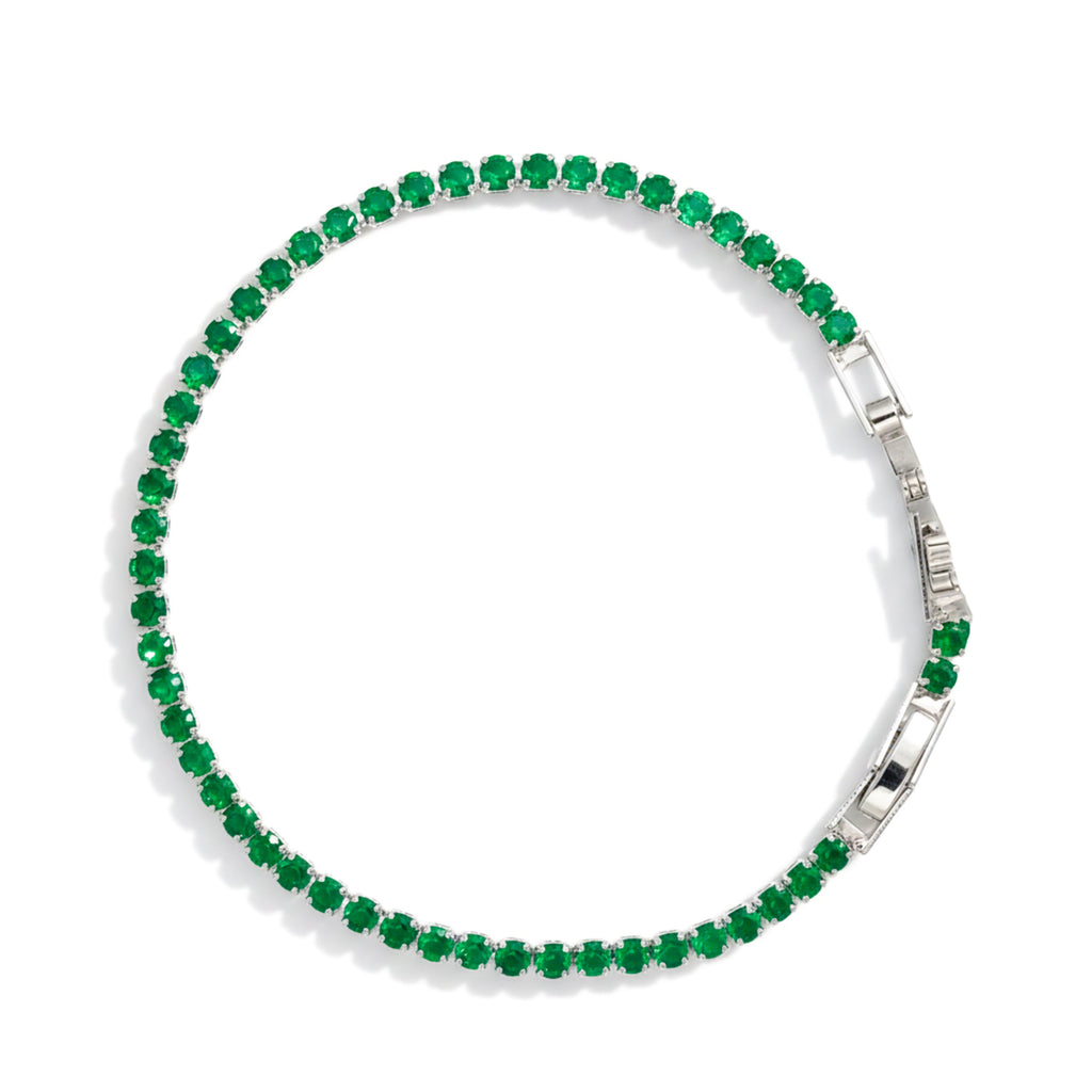 Azure Sapphire Tennis Bracelet