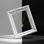 Elegant Swan Pearl Gold Pendant Necklace